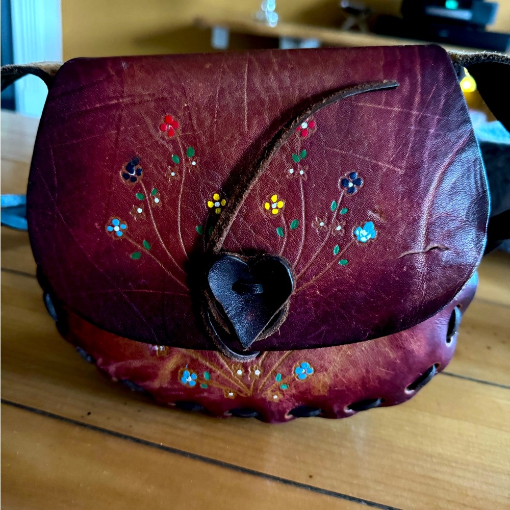 Vintage leather purse